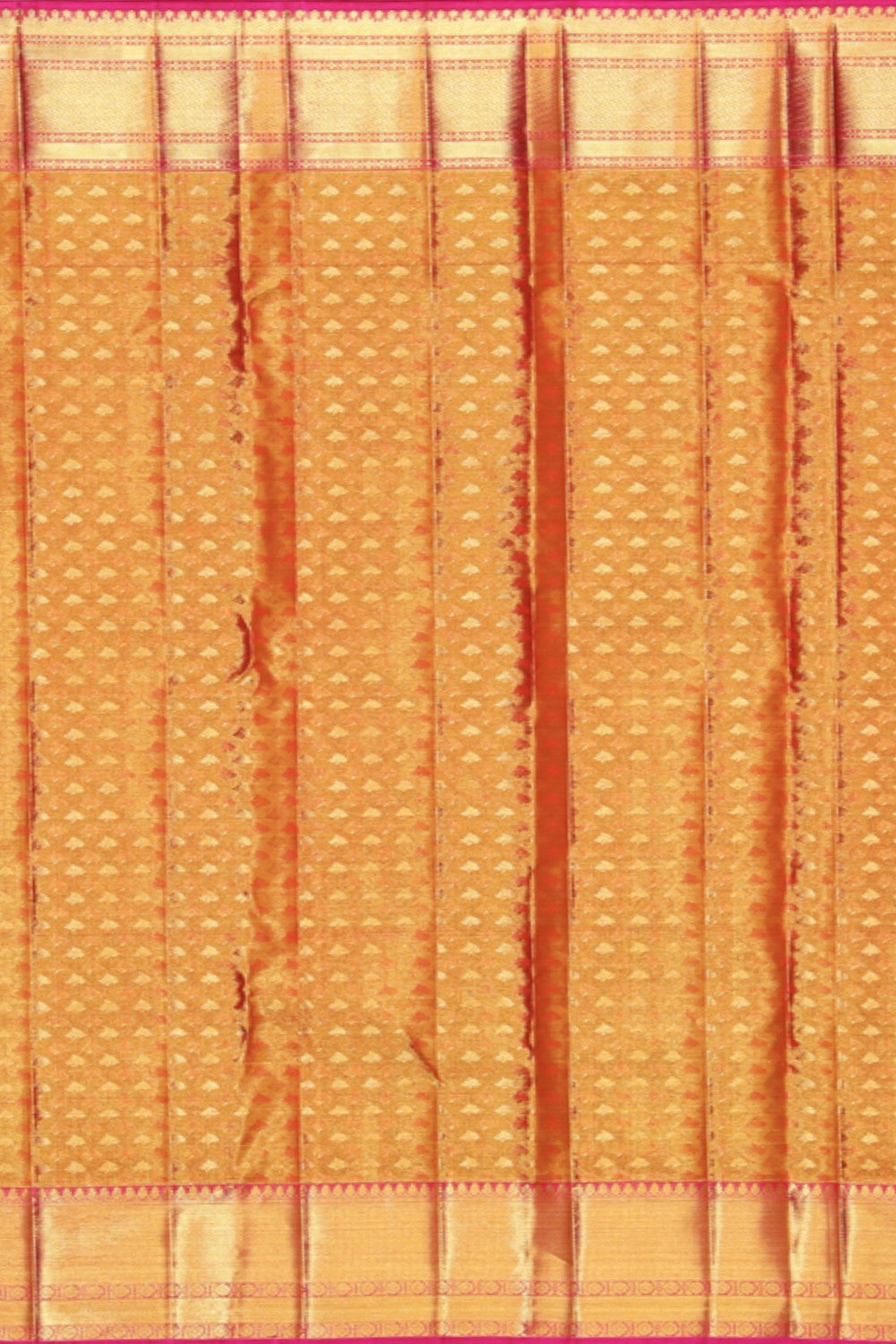 Image of Kanchipuram Silk Tissue Brocade Green Saree